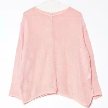 CLANE 메쉬 핑크 긴팔 상의