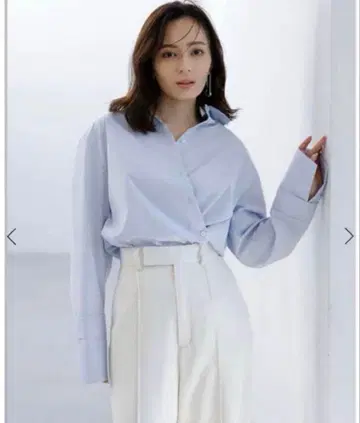 anuans 핀턱 스트레이트 팬츠 아이보리 XS 사이즈