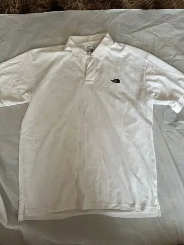 THE NORTH FACE 화이트 피케 셔츠 M