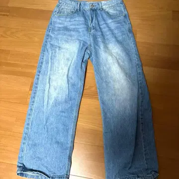 WEST BOY 라이트 블루 와이드 팬츠