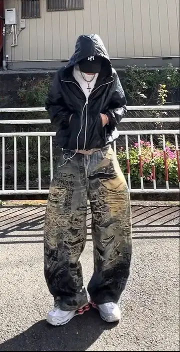 (완판템) ZARA 샤이니 이펙트 테크니컬 자켓