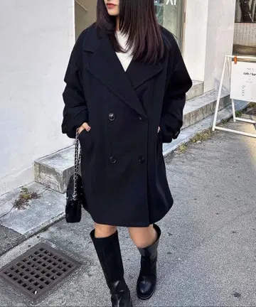 INGNI 피 코트 블랙