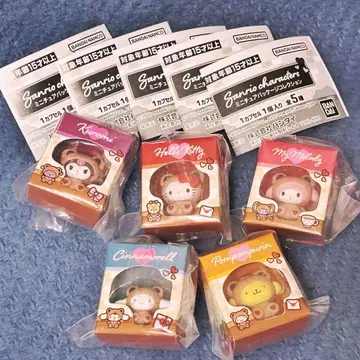 산리오 미니어처 패키지 컬렉션 컴플리트 세트 5종 키티
