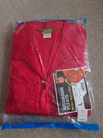 미개봉 새상품 SOWA 오버롤 9300 L 사이즈 빨간색