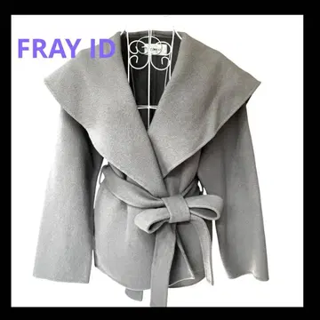 FRAY ID 빅 칼라 숏코트