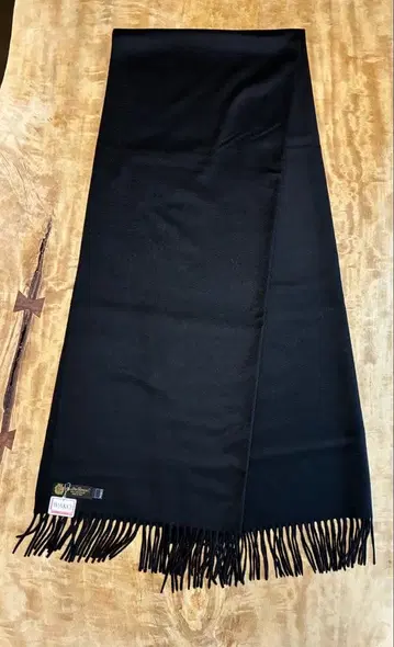 긴자 와코 WAKO 캐시미어 스톨 블랙 이탈리아제 미사용 새상품