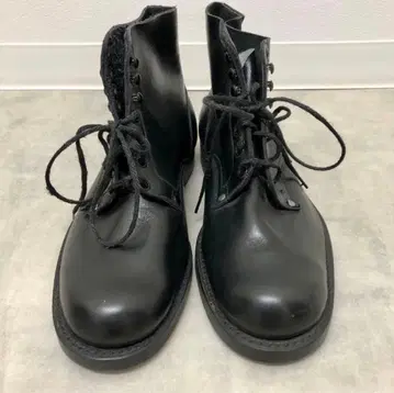 이탈리아군 공군 빈티지 앵클 가죽 부츠 군용품