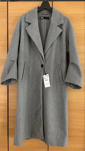 [ 미사용 ] ZARA 그레이 코트