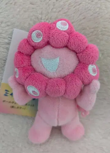 먀쿠먀쿠 최애 컬러 핑크 볼체인 마스코트