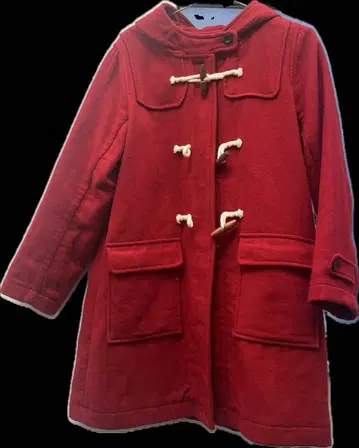 [ 새상품급 ] sm2 빨간색 더플 코트 후드 부착