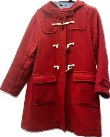 [ 새상품급 ] sm2 빨간색 더플 코트 후드 부착