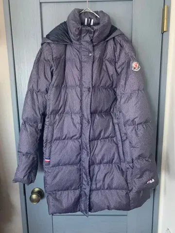 FILA 후드 롱 다운 자켓 코트 L 사이즈 다운 페더 휠라
