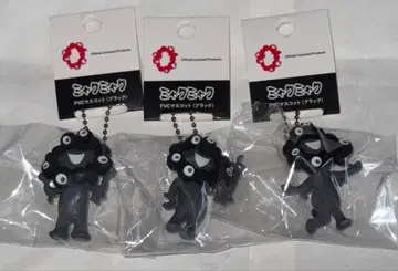 블랙 미야쿠미야쿠 PVC 마스코트 3종