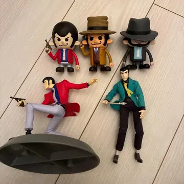 묶음 판매 루팡 3세 피규어 LUPIN 젠가타 지겐 당시 물품