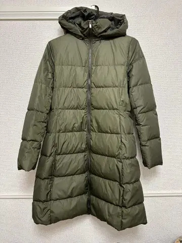 Theory 후드 부착 롱 다운 자켓