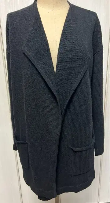 띠어리, 니트 가디건, M~L, 블랙