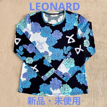 미사용 새상품 LEONARD SPORT 레오나르 티셔츠 긴팔 38