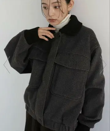 hellam 숏 블루종 숏코트 F 사이즈