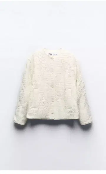 ZARA 자수 퍼프 자켓