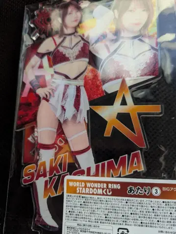 STARDOM 스타덤 복권 당첨 3 BIG 아크릴 스탠드 카시마 사키