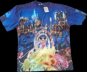 레어 도쿄 디즈니랜드 구형 택 T셔츠 일렉트리컬 퍼레이드