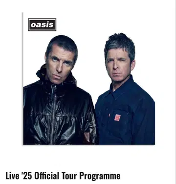 Oasis Live '25 투어 팜플렛 미개봉 새상품