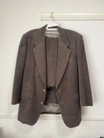 설명 없음 초특가 판매!! 브라운 코듀로이 수트 셋업 S 사이즈