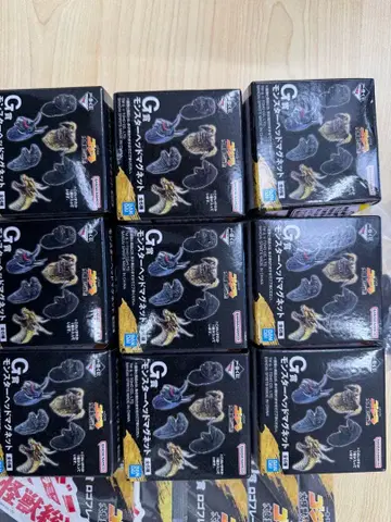 반다이 고질라 몬스터 헤드 마그넷 전 6종 세트