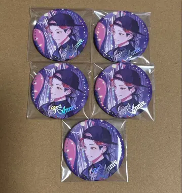 세라프 다즐 가든 캔뱃지 3주년 5점