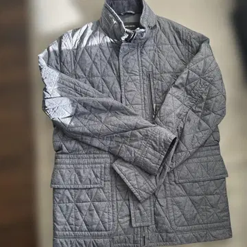 pierre cardin 그레이 퀼팅 자켓 피에르 가르뎅