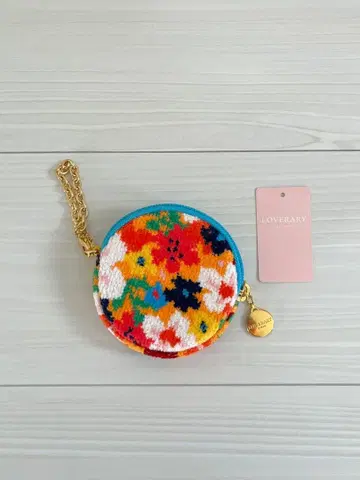 미사용품 FEILER LOVERARY 서클 파우치 세뇨리타 플라워