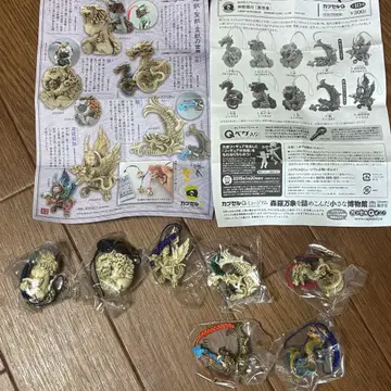 카이요도 캡슐Q 신수 족자[제집] 7종 세트 미개봉