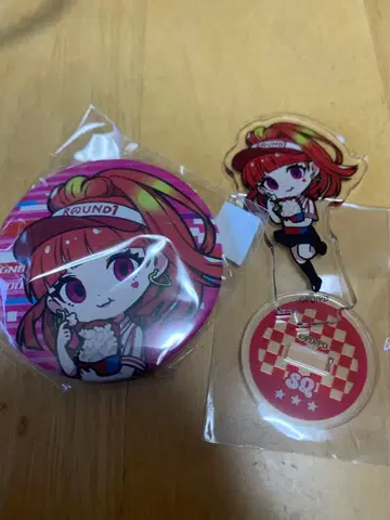 그노시아 라운드 원 콜라보 SQ 미니 아크릴 스탠드 캔뱃지