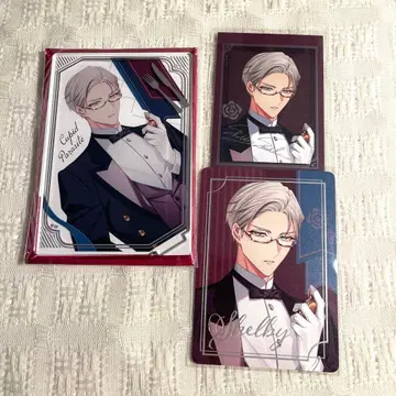 오토마 오토후유 큐피파라 쉘비 포토 카드 아크릴 스탠드 파르카 서명