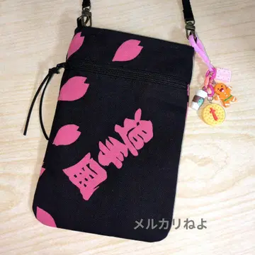 스모 오테카제베야 유카타 옷감 스마트폰 파우치