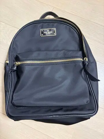 케이트 스페이드 블랙 나일론 백팩