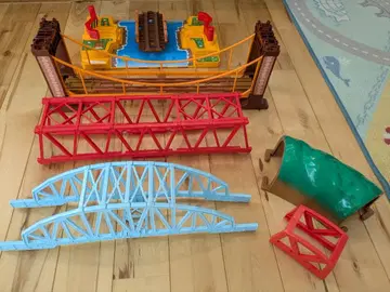 프라레일 철도 풍경 부품 세트 흔들흔들 출렁다리