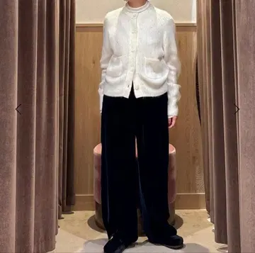 유나이티드 애로우즈 팬츠 벨벳 이지 팬츠