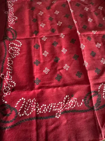 빈티지 반다나 랭글러 빨간색