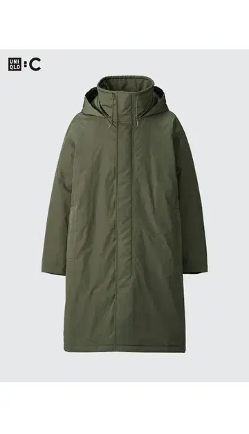 유니클로C 후디드 코트