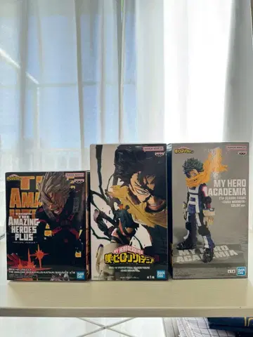 나의 히어로 아카데미아 미도리야 이즈쿠 바쿠고 카츠키 피규어
