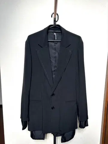 새상품급 요지 야마모토 ground Y 테일러드 자켓 블랙