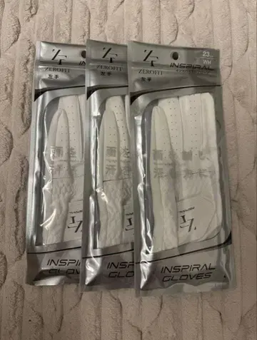 이온 스포츠 제로 핏 그로브 왼손 23cm 화이트 3개 세트