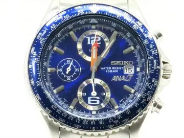 세이코 ANA 크로노 손목시계 7T92-0CF0 쿼츠 18709704