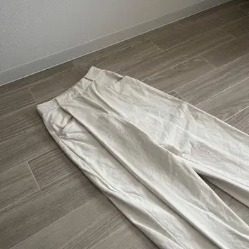 OHOTORO 화이트 슬랙스 S