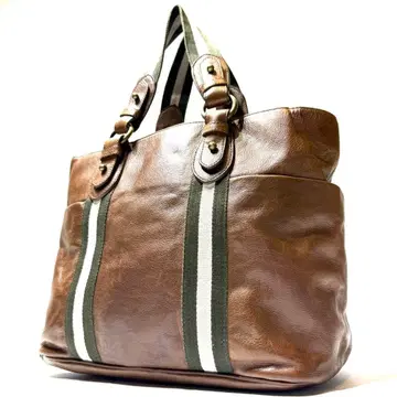 레어 발리 토트백 올 가죽 브라운 A4 PC 수납 가능