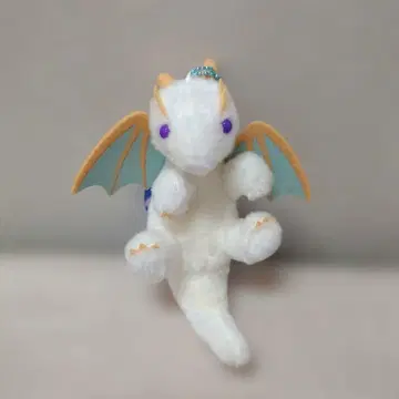 드래곤의 휴르룬 LMC 휴르룬 마스코트 키링 화이트 드래곤 용