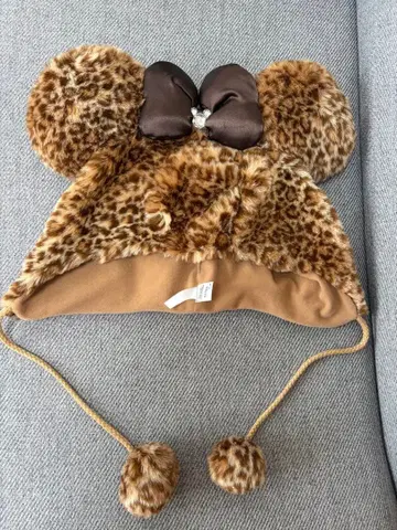 디즈니 레오파드 무늬 팬캡 당시 물건