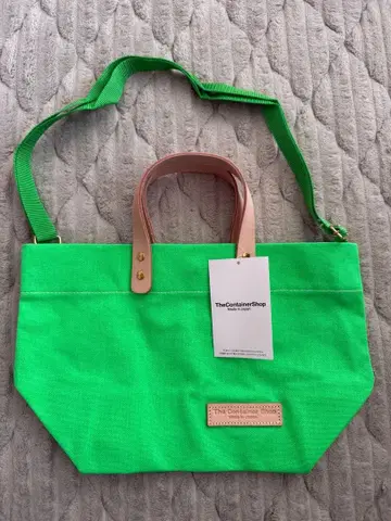 미사용 새상품 The Container Shop 그린 숄더백
