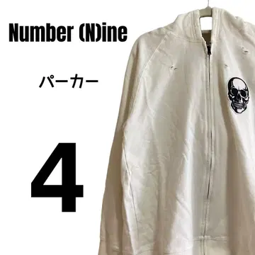 나인 스컬 프린트 후드티 사이즈 4